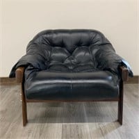 Exceptional Rosewood/Leather MCM Chair