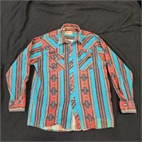 Vintage Saddlebrook Western Shirt Mens Large