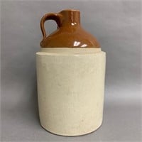 Early 1 Gallon Stoneware Merchant Crock