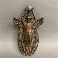 Cast Iron Bronze Toned Wall Sconce 7"