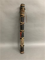 Braided Rawhide and Coloured Instrument Case 20"