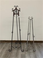 Pair of Art Display Easels as Found