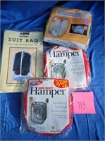 new hamper and suite bag