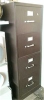 4 Drawer File Cabinet, Approx. 18 3/8"×26 1/2"×52"