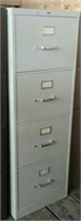 4 Drawer File Cabinet, Approx. 18 1/4"×26 1/2"×52"