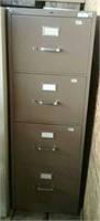 4 Drawer File Cabinet, Approx. 18 1/4"×22"×52"
