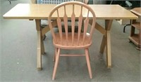 Picnic Table Style Desk & Chair,