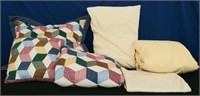 Twin Bedding-Flat Sheet, Down Comforter, 2 Bed