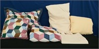 Twin Bedding-Flat Sheet, Down Comforter, 2 Bed