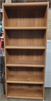 5 Shelf Bookcase 30x12x72