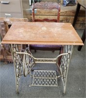 Singer Sewing Machine Stand and Chair