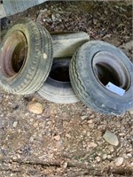 House trailer tires and wheels