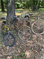 3 old bikes