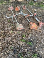 3 old Stihl weedeaters