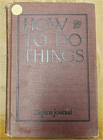 1919 HOW TO DO THINGS BOOK