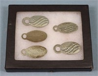 (5) Early 20th C. Dog Tags