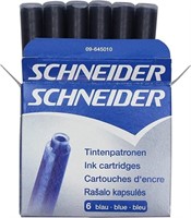 Schneider Ink Cartridge, Standard Format, Ball