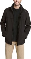 Dockers Men's Soft Shell Stand Collar Zip Front