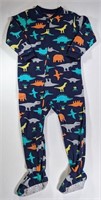 Blue with Colourful Dinosaurs Fleece