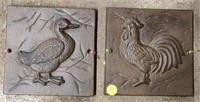 CAST IRON WALL PLAQUES