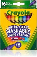 Crayola 16 Large Washable Crayons Arts & Crafts