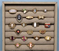 (20) Costume Jewelry Rings, Some Avon