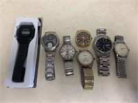SELECTION OF VINTAGE MENS WATCHES (SEIKO, PAUL