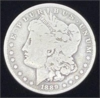 (R) 1889-O U.S. Morgan Silver Dollar