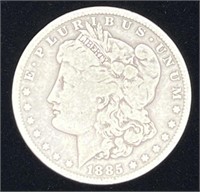 (R) 1885 U.S. Morgan Silver Dollar