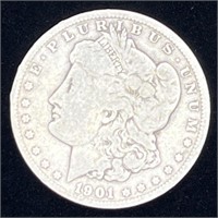 (R) 1901-O U.S. Morgan Silver Dollar