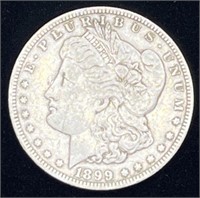 (R) 1899-O U.S. Morgan Silver Dollar