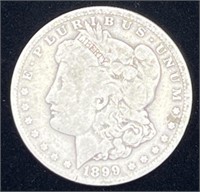 (R) 1899-O U.S. Morgan Silver Dollar