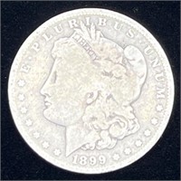 (R) 1899-O U.S. Morgan Silver Dollar