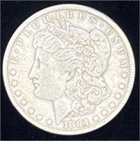 (R) 1884 U.S. Morgan Silver Dollar