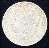 (R) 1896 U.S. Morgan Silver Dollar