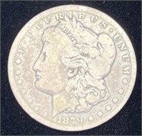 (R) 1879-S U.S. Morgan Silver Dollar