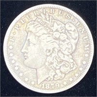 (R) 1879-S U.S. Morgan Silver Dollar