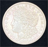 (R) 1921-S U.S. Morgan Silver Dollar