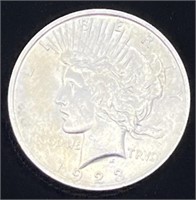(R) 1923 U.S. Peace Silver Dollar