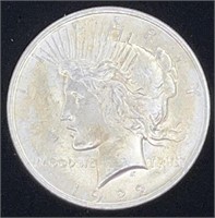 (R) 1922 U.S. Peace Silver Dollar