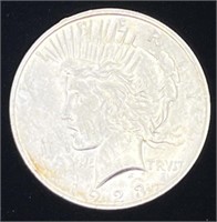 (R) 1923 U.S. Peace Silver Dollar