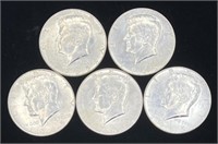 (R) 1965 U.S. Kennedy Half Dollars FV $2.50