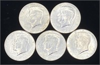 (R) 1966 U.S. Kennedy Half Dollars FV $2.50