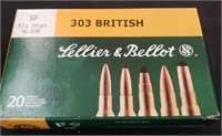 Box of 20 .303 British Ammunition 150 Grain
