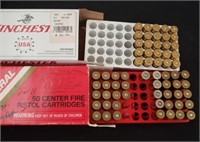 Box of 21 .38 Special Ammunition, with Empties