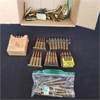 Box of Assorted Ammunition, 7.35, .243, misc