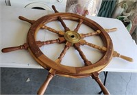 Wood Ship Wheel 43"