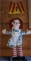 Vintage Raggedy Anne Marionette