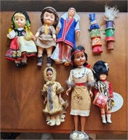 Lot of Assorted Vintage Dolls