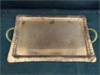 Copper and Brass Serving Platter